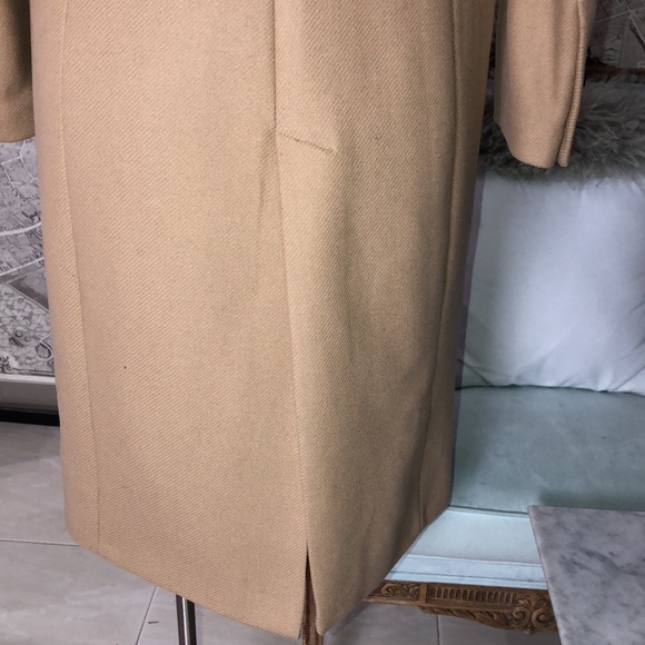 Zara Manteco Coat oversized camel wool  double breasted Size XS - Picture 11 of 11
